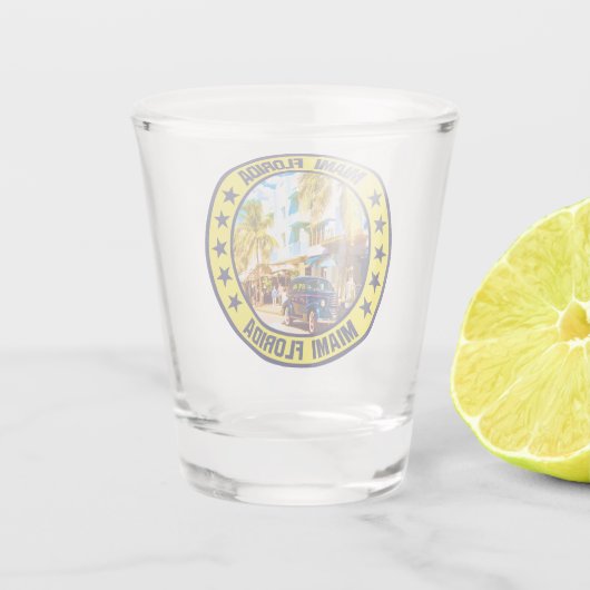 Miami Shot Glas (Achterkant)