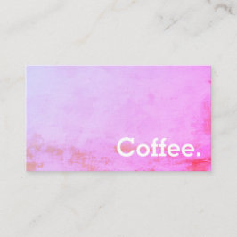 Miami Simple Loyalty Coffee Punch Card in nood