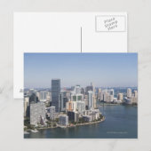 Miami Skyline 3 Briefkaart (Voorkant / Achterkant)