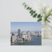 Miami Skyline 3 Briefkaart (Staand voorkant)