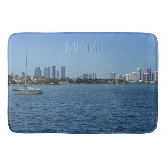 Miami Skyline Badmat (Voorkant)