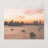  Miami Skyline Briefkaart (Voorkant)