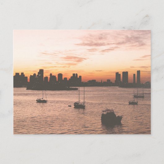  Miami Skyline Briefkaart (Voorkant)