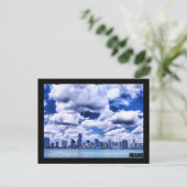 Miami skyline - Briefkaart (Staand voorkant)