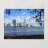 Miami Skyline Briefkaart (Voorkant)