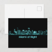 Miami Skyline Briefkaart (Voorkant / Achterkant)
