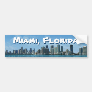 Miami Skyline Bumpersticker