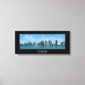 Miami Skyline Canvas Afdruk (Voorkant)