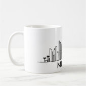 Miami Skyline – CityScape Design Koffiemok (Links)