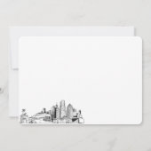 Miami Skyline gepersonaliseerde briefkaarten (Achterkant)