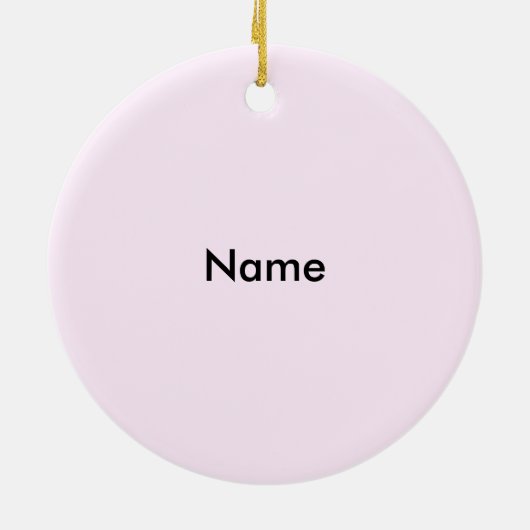 Miami Skyline Keramisch Ornament (Achterkant)