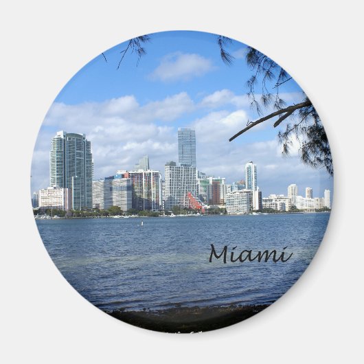 Miami Skyline Magneet (Voorkant)