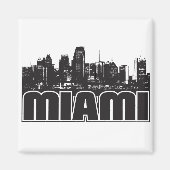 Miami Skyline Magneet (Voorkant)