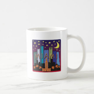 Miami Skyline Mega Color Koffiemok