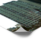 Miami Skyline met Miami in het Poster Sky (Hoek)
