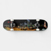 ~Miami Skyline~ MIA SCHAATS DECK, AANGEPAST HET! Skateboard (Horizontaal)