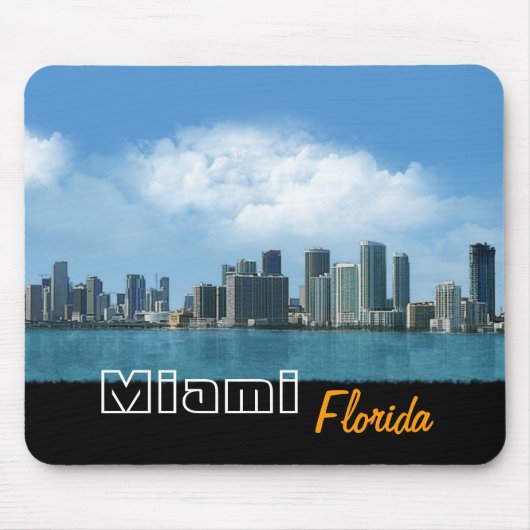 Miami Skyline Muismat (Voorkant)