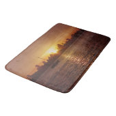 Miami Skyline op Sunset Badmat (Gekanteld)