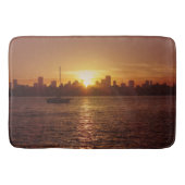 Miami Skyline op Sunset Badmat (Voorkant)