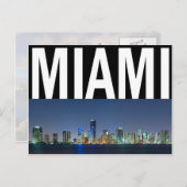 Miami Skyline Panorama Briefkaart (Voorkant / Achterkant)