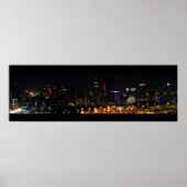 ~Miami Skyline~ PANORAMA POSTER, AANGEPAST IT! Poster (Voorkant)