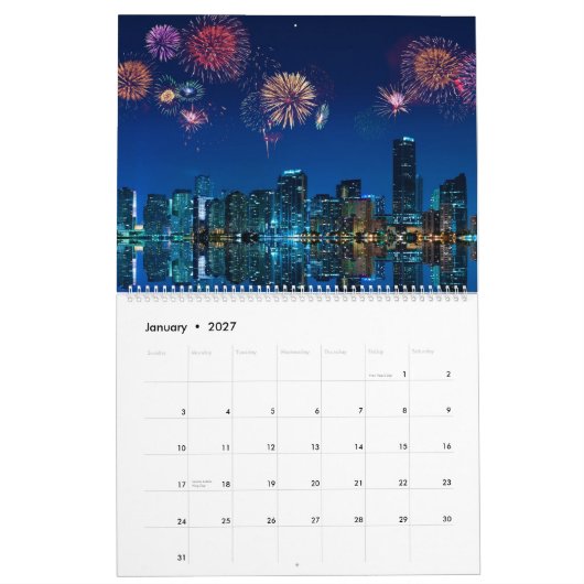 Miami Skyline Photo Calendar 2013 Kalender (Jan 2027)