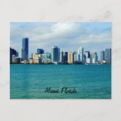 Miami Skyline Post Card Briefkaart (Voorkant)