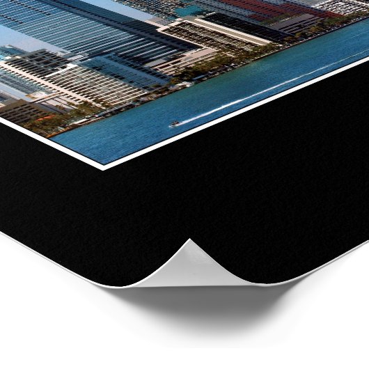 Miami Skyline Poster (Hoek)