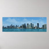 Miami Skyline Poster (Voorkant)