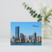 Miami skyline - Postkaart (Staand voorkant)