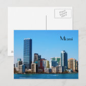 Miami skyline - Postkaart (Voorkant / Achterkant)