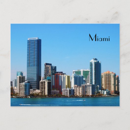 Miami skyline - Postkaart (Voorkant)