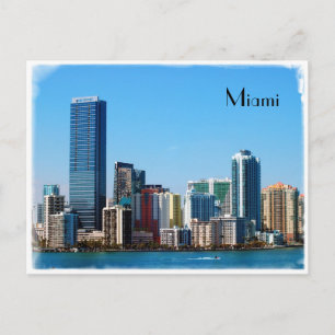 Miami skyline - Postkaart
