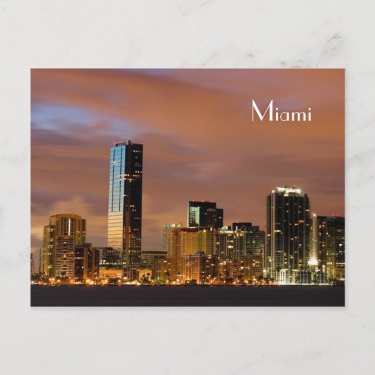 Miami skyline - Postkaart (Voorkant)