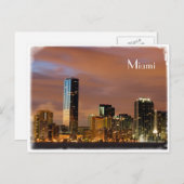 Miami skyline - Postkaart (Voorkant / Achterkant)