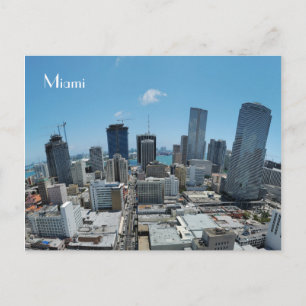 Miami skyline - Postkaart