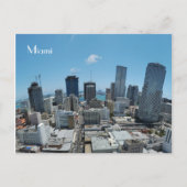 Miami skyline - Postkaart (Voorkant)