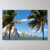Miami skyline print (Voorkant)