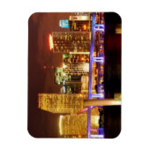 Miami skyline 's nachts, Florida Magneet (Verticaal)