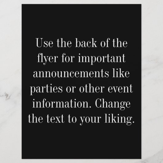 Miami skyline 's nachts - Flyer (Achterkant)