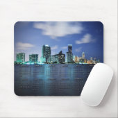 Miami skyline 's nachts met agenda 2011 muismat (Met muis)