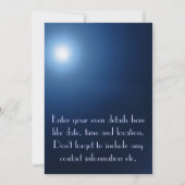 Miami skyline ' s nachts panorama - Uitnodiging (Achterkant)