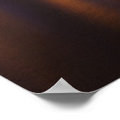 Miami skyline 's nachts - Poster (Hoek)