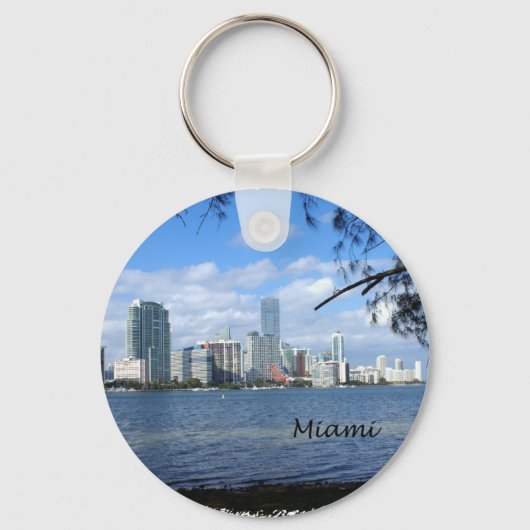 Miami Skyline Sleutelhanger (Voorkant)
