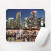 Miami skyline stad in Florida Muismat (Met muis)
