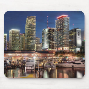 Miami skyline stad in Florida Muismat