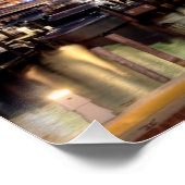 Miami skyline stad in Florida Perfect Poster (Hoek)