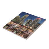 Miami skyline stad in Florida Tegeltje (Zijkant)