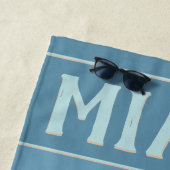 Miami Skyline Strandlaken (In situ)