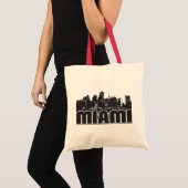 Miami Skyline Tote Bag (Voorkant (product))